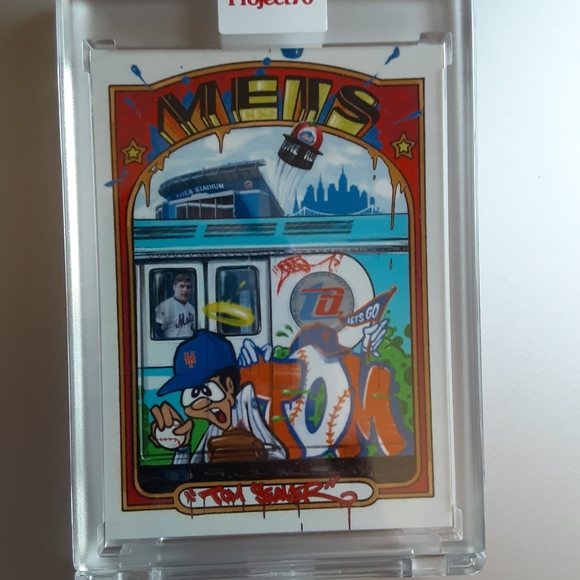 Graffiti legend CES topps card Tom Seaver Mets - Picture 1 of 2
